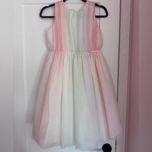 Janie and Jack Pastel Ombre Tulle Special Occasion Party Dress